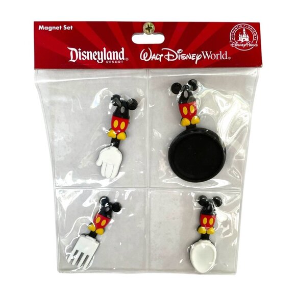 Disney Parks Mickey Mouse Mini Kitchen Utensil Magnet Set - Picture 2 of 4